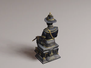 The Great King Taksin 3D Model
