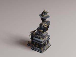 The Great King Taksin 3D Model