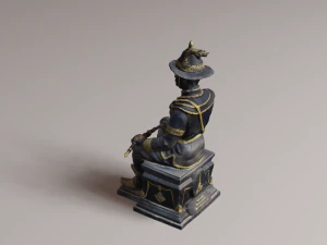 The Great King Taksin 3D Model