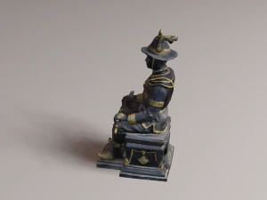 The Great King Taksin 3D Model