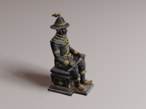 The Great King Taksin 3D Model