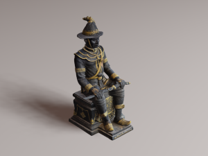 The Great King Taksin 3D Model