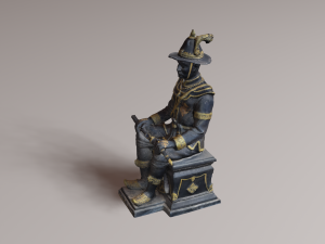 The Great King Taksin 3D Model