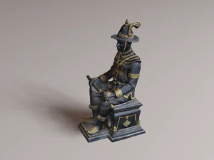 The Great King Taksin 3D Model