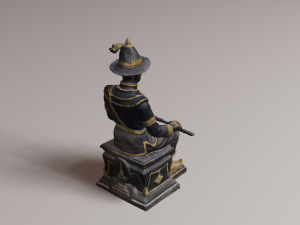 The Great King Taksin 3D Model