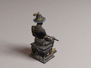 The Great King Taksin 3D Model