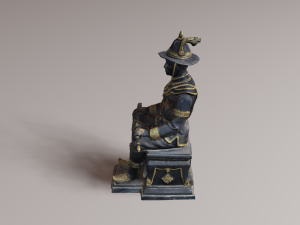 The Great King Taksin 3D Model