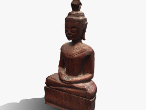 Buddha wood 3D Model