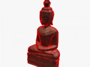 Buddha wood 3D Model