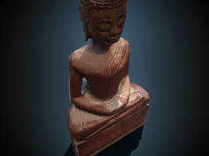 Buddha wood 3D Model