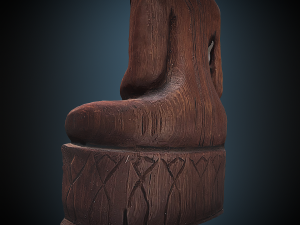 Buddha wood Modelo 3D