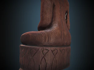Buddha wood 3D Model