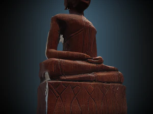 Buddha wood 3D Model