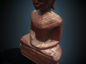 Buddha wood Modelo 3D
