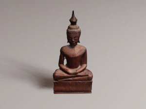 Buddha wood 3D Model