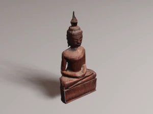 Buddha wood 3D Model