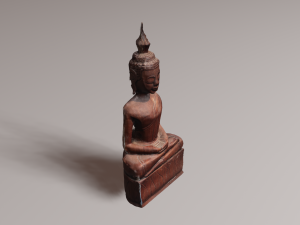 Buddha wood Modelo 3D