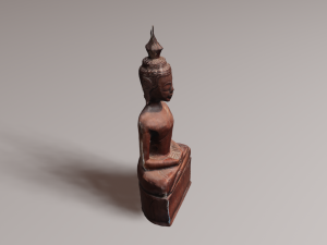 Buddha wood Modelo 3D