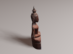 Buddha wood Modelo 3D