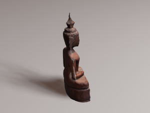 Buddha wood Modelo 3D
