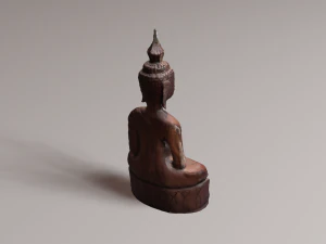 Buddha wood 3D Model