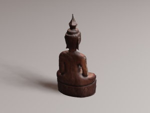 Buddha wood Modelo 3D