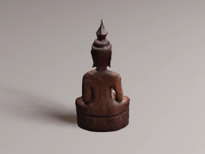 Buddha wood 3D Model