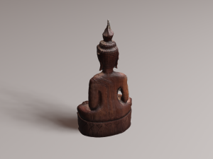 Buddha wood Modelo 3D