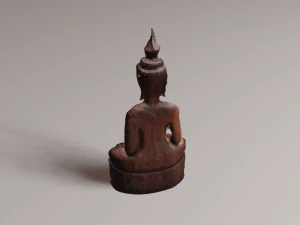 Buddha wood 3D Model