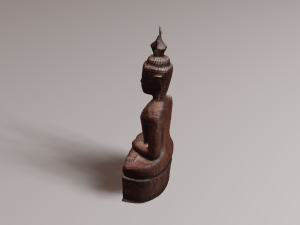 Buddha wood Modelo 3D