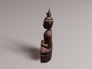 Buddha wood Modelo 3D
