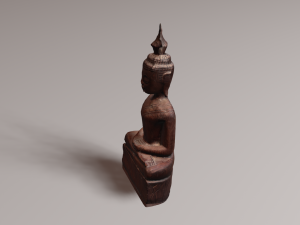 Buddha wood Modelo 3D