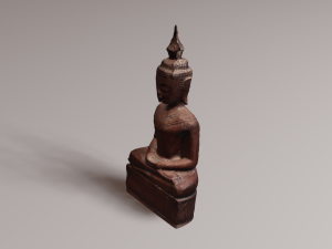Buddha wood Modelo 3D