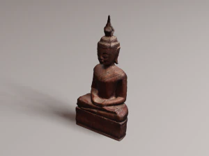 Buddha wood 3D Model