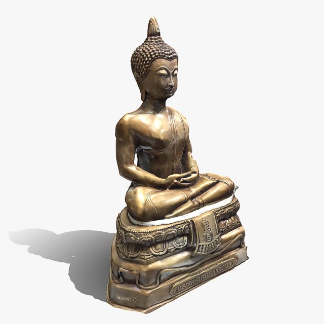 Buddha 9 3D 模型 .c4d .max .obj .3ds .fbx .stl .blend 