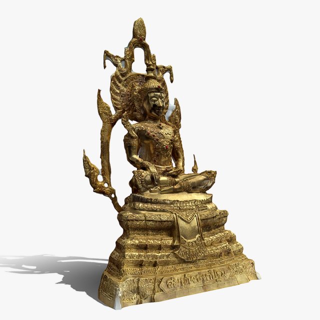 Buddha 10 3D Model .c4d .max .obj .3ds .fbx .stl .blend 