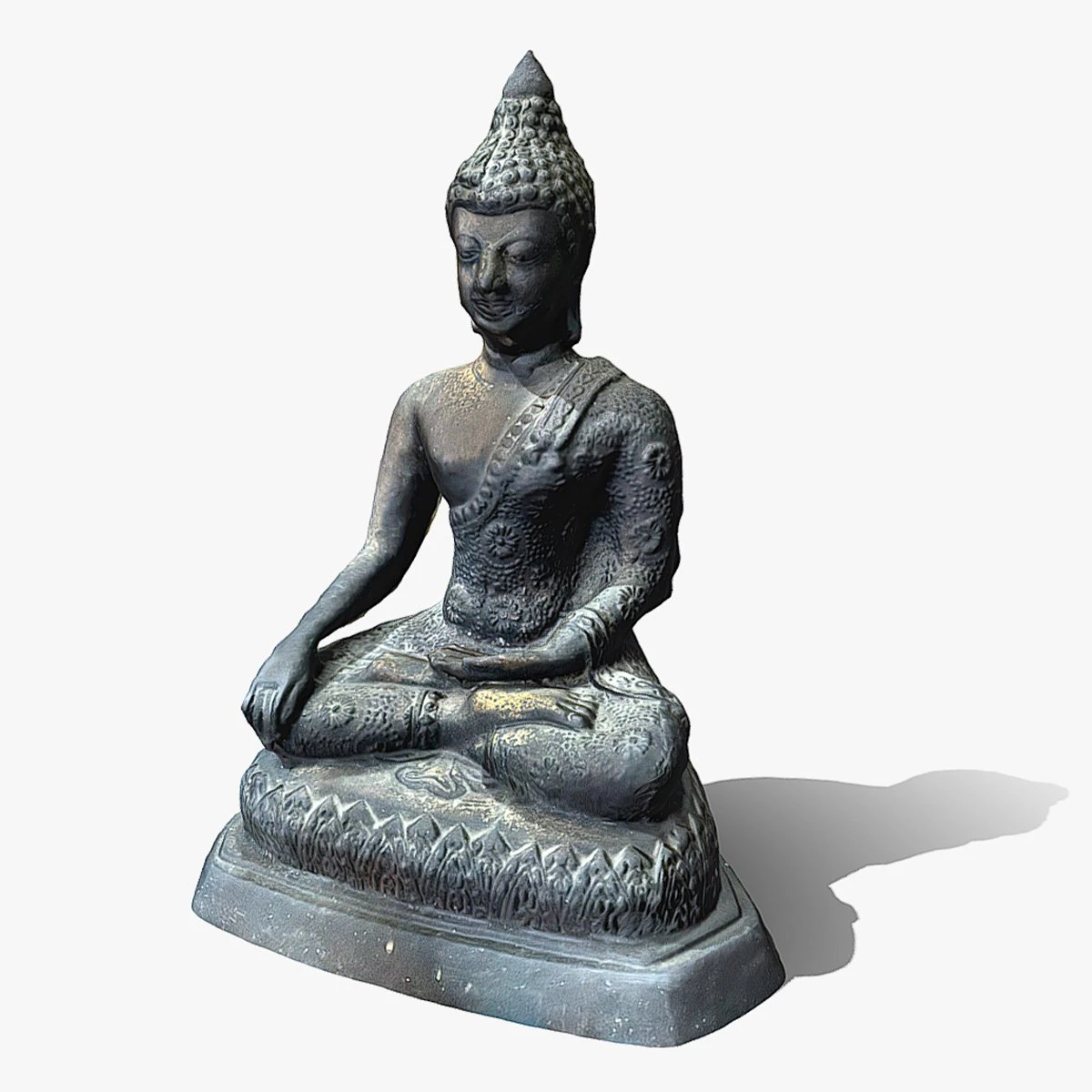 Buddha 20 3D Model .c4d .max .obj .3ds .fbx .stl .blend