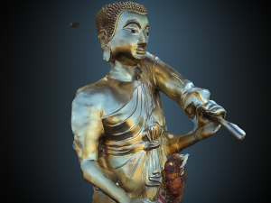 Buddha 22 stand 3D 모델