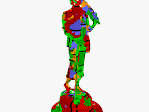 Buddha 22 stand 3D 모델