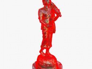 Buddha 22 stand 3D 모델