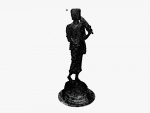 Buddha 22 stand 3D 모델