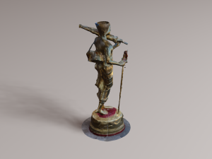 Buddha 22 stand 3D 모델