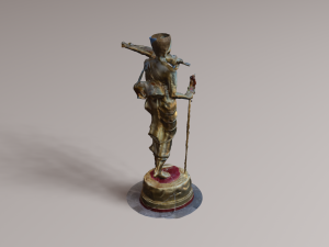 Buddha 22 stand 3D 모델