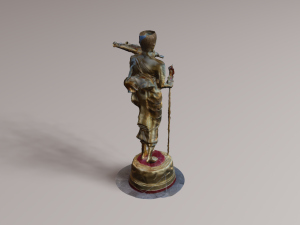 Buddha 22 stand 3D 모델
