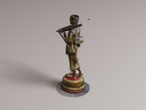 Buddha 22 stand 3D 모델