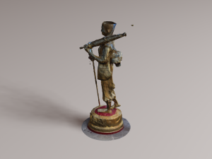 Buddha 22 stand 3D 모델
