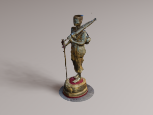 Buddha 22 stand 3D 모델