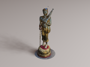 Buddha 22 stand 3D 모델