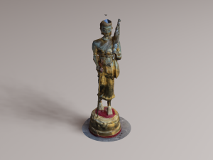 Buddha 22 stand 3D 모델