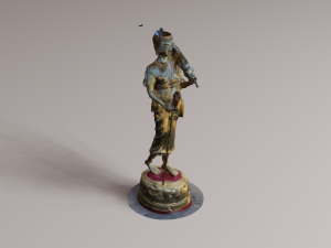 Buddha 22 stand 3D 모델